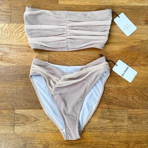 Beth Richards Mesh Pink 2 Piece Swimsuit NWT - S